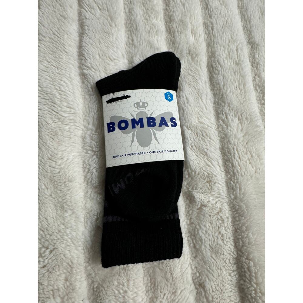 Bombas Women’s Size 4-7.5/ Youth Size 9-4 Solid Black Calf Docks NWT